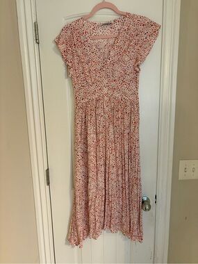 Petal & Pup EVELLA DRESS in color rust size medium